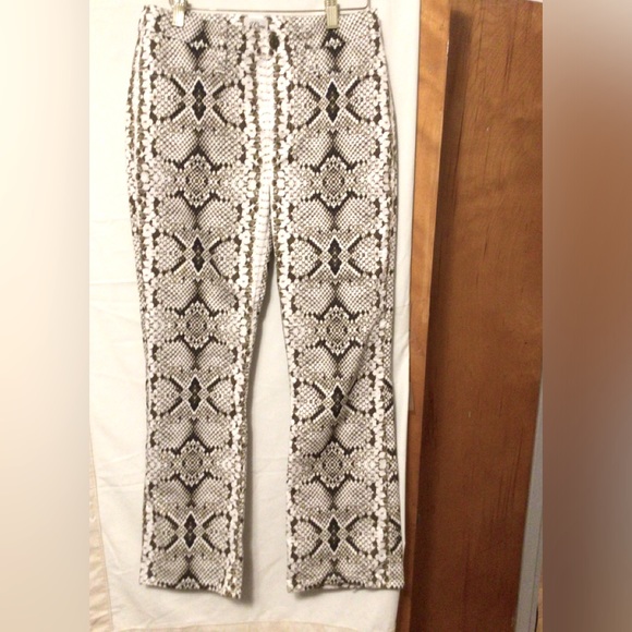 J.Crew Snake skin pattern pant SZ 28 #Snake Print # Animal lover # BOHO - Picture 2 of 7